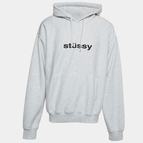 Sweat capuche stussy grey - capuche,