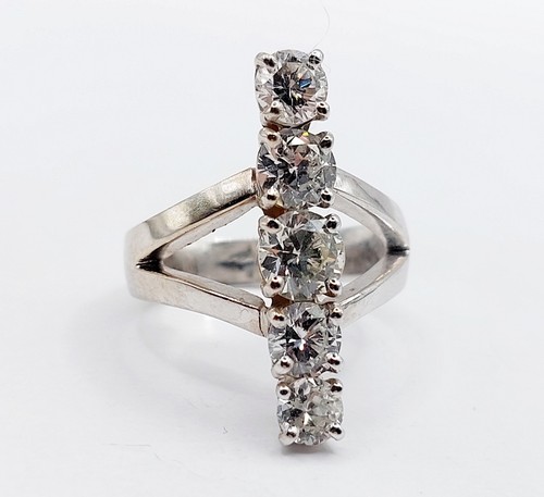Bague marquise vintage - , or