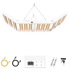 Lampe LED SPF6000 PRO 600W Spectre complet Culture des plantes Dimm Timer