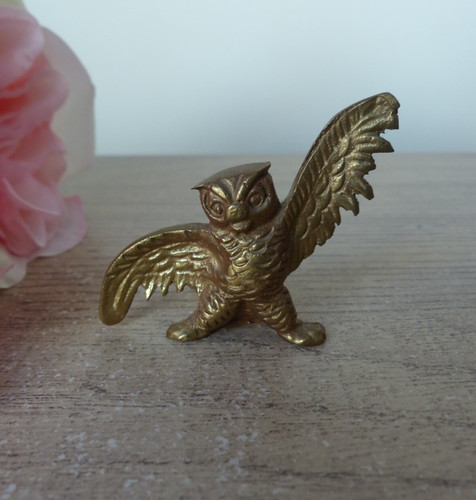 Figurine miniature hibou - , en