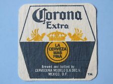Ancien Sous-Verre De Bière ~ CORONA Extra Cerveza ~ Cerveceria Modelo ~ MEXIQUE