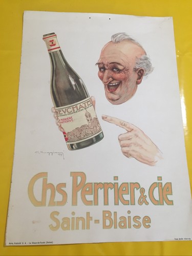 Carton publicitaire ancien - carton,