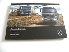 Brochure camion MERCEDES-BENZ L'atego- L'acros TP en allemand de 7,5 à 41 tonnes