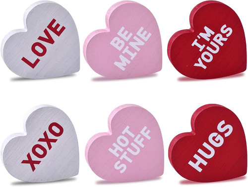 Wooden valentines day decor - day,