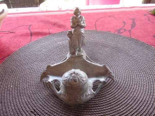 Encrier statue jeanne - encrier,