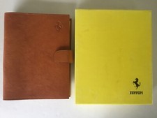 FERRARI AGENDA USINE DIARY NOTEBOOK de 1991. POCHETTE SCHEDONI. NEUF en coffret.
