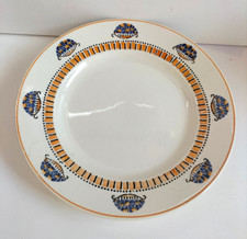 Grand plat rond Longwy art