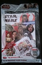 KIT DEMARRAGE STAR WARS THE LAST JEDI TOPPS 2017 -ALBUM +5 POCHETTES NEUVES