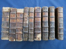 9 Livres ancien 1 à 6 tome HISTOIRE DU PEUPLE DE DIEU 1735 ISAAC-JOSEPH BERRUYER