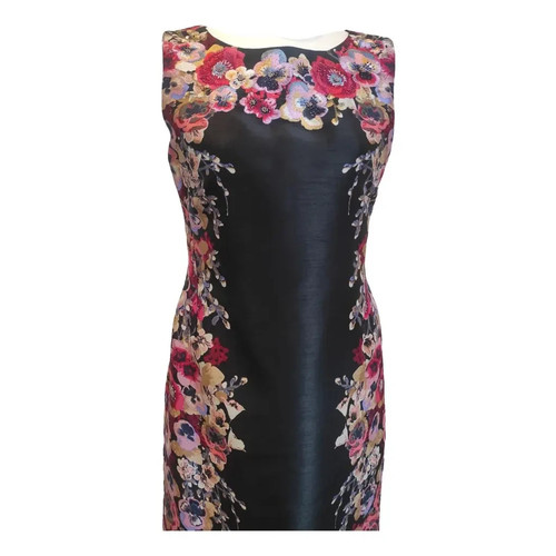 Robe crayon fleurs mousson - fleurs,