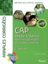 CAP petite enfance : Matières