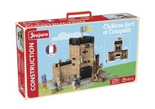 Jeu de construction - - 8028 - Château fort - Catapulte - 270 pieces en bois