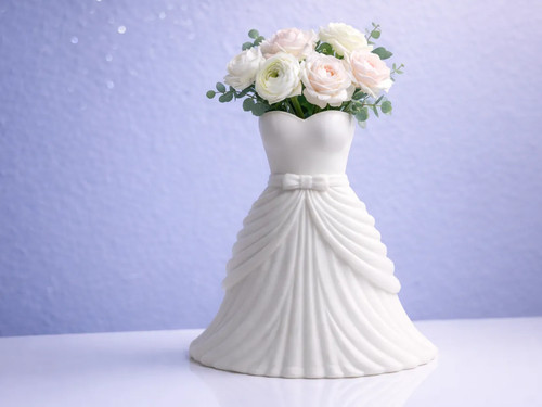 Vase robe mariée mariage - vase,