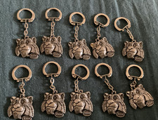 10 porte Clef tête Tigre Esso