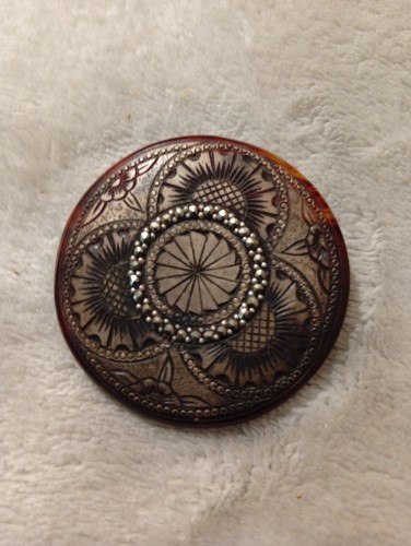 Ancienne broche écaille - ancienne,