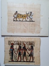2 papyrus egyptiens sous