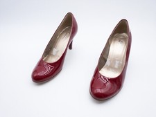 Gabor Femmes Escarpins Talons Hauts Chaussure Élégant Vernis Rouge Gr37 Eu Art