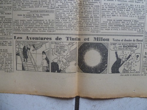Tintin journal soir - tintin,