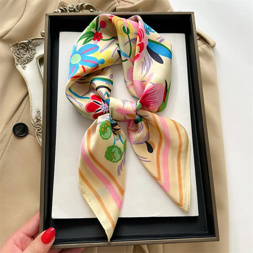 Foulard carré soie pour - en,