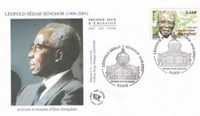 FRANCE 2002 FDC LEOPOLD SEDAR