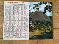 Almanach Calendrier Oller PTT Postes 1987