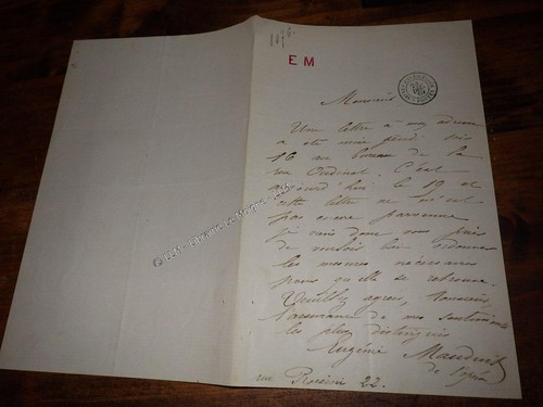 1869.Lettre