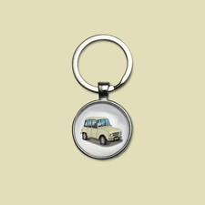 Porte-clefs 4L Export R4 jaune
