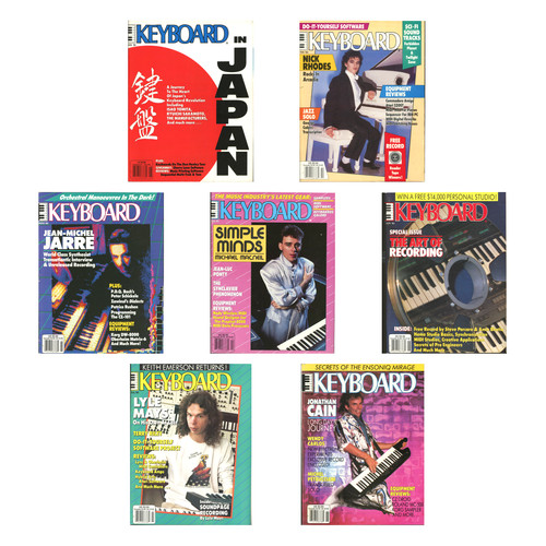 Keyboard magazine lot 7 - keyboard,