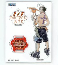 Breloque support acrylique Portgas D. Ace 2020, anniversaire, L85 x H110 mm, ...