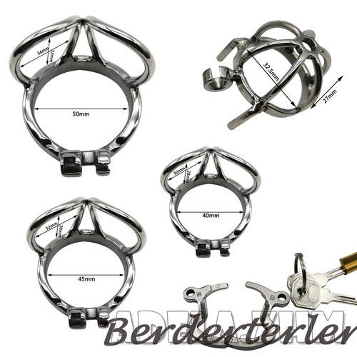 Chastity cage belt with key - cage,