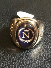 Grosse BAGUE CHEVALIERE Ovale