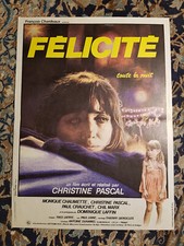 Affiche 1979 FELICITE 40x60 Monique CHAUMETTE Christine PASCAL