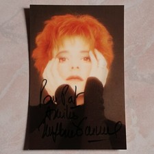 Mylène Farmer Photo dédicacée autographe dédicace l'autre 1991