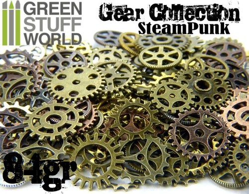 Steampunk set rouages - steampunk, gr