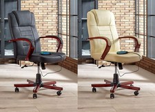 Cuir Bois Siège de Direction