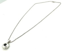 MAGNIFIQUE COLLIER OR 18 CARATS - Saphir sertis clos - 5,75 g