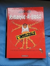 Gotlib : Rubrique bric à brac : L' Intégrale Dargaud BD 2013