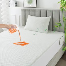 - Protege Matelas 80x200 Fibre de Bambou 100% Imperméable Protection Matelas ...