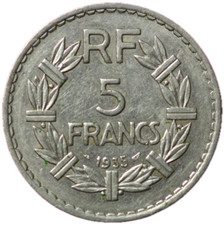 #14148 - 5 francs 1935 Lavrillier SUP