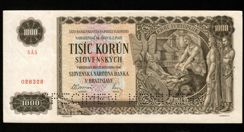 Rare billet slovaquie - slovaquie,