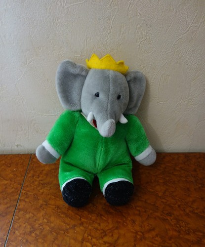 Superbe ancienne peluche babar - ancienne,