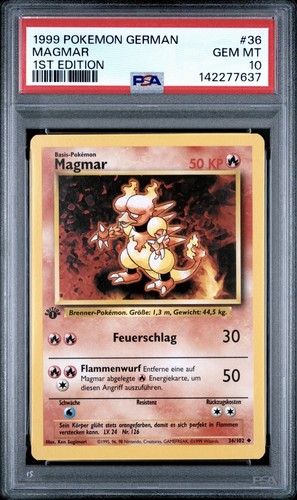 1999 pokemon german 1st - 1999,