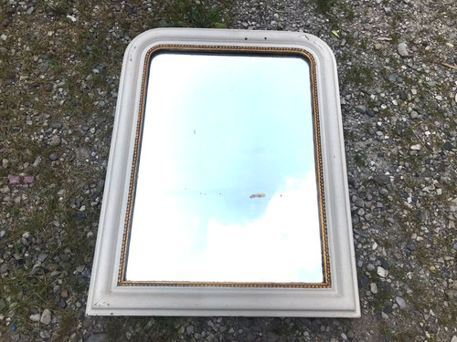 Ancien grand miroir louis - miroir,