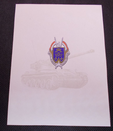 Carte militaire vierge - , avec