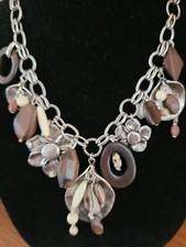 Collier Avec Pampilles Bois -