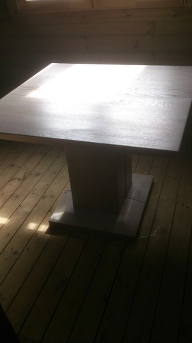 Table carrée salle à - carrée,