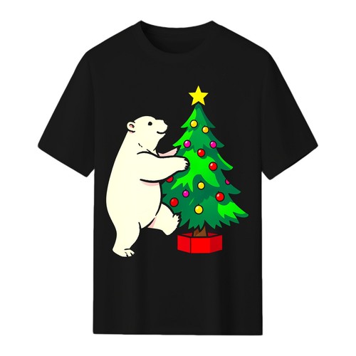 Polar bear decorating - polar,