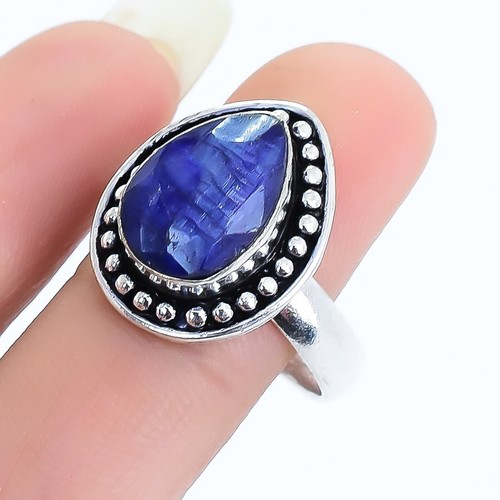 Bague argent fait - main, en