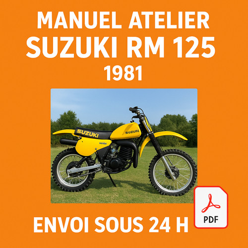 Manuel atelier suzuki 125 - atelier, rm