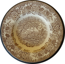 ASSIETTE EN FAIENCE DE